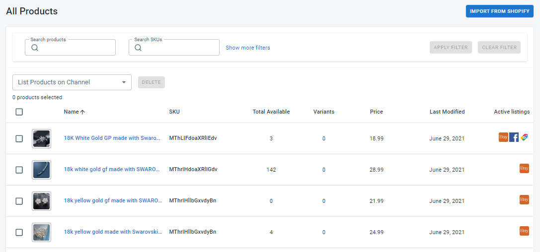 LitCommerce inventory management