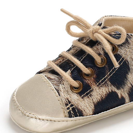 Title 3, Leopard print baby toddler shoes for comfort an...