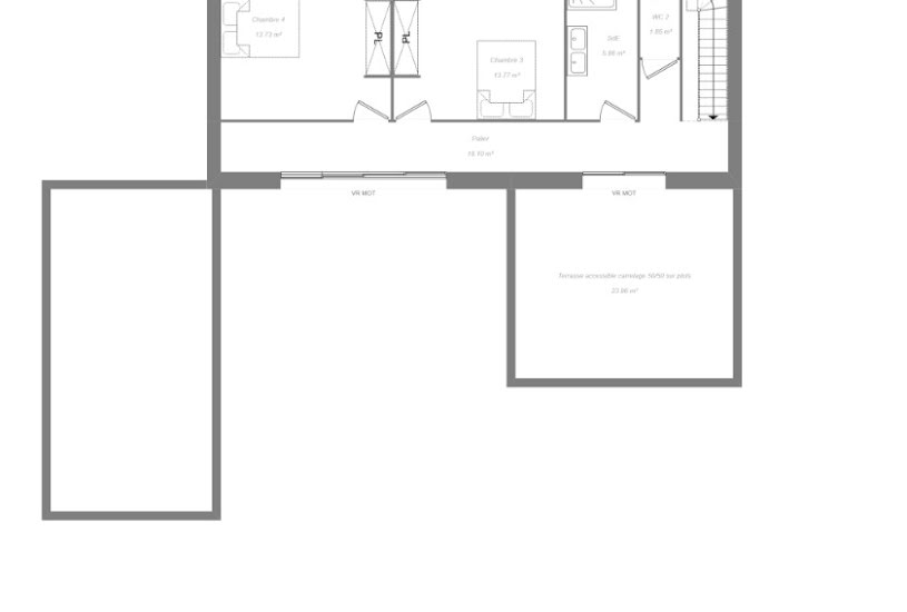  Vente Terrain + Maison - Terrain : 546m² - Maison : 200m² à Mettray (37390) 