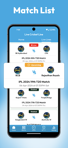 Screenshot Live Cricket Match Live Line