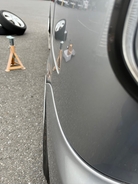 ムーヴカスタムのL902S・L900S・WORK Equip 03・フェンダー加工に関するカスタム事例の投稿画像4枚目