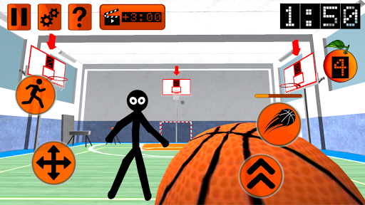 Stickman Neighbor. Basketball Basics Teacher 3D