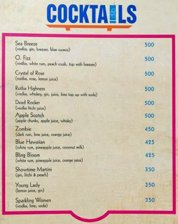 Rutba menu 