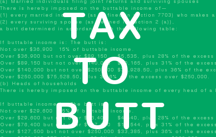 Tax To Butt small promo image