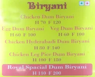 Rolls Royal & Biryani menu 6