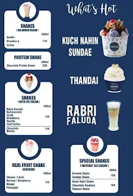 Giani's Ice Cream menu 1