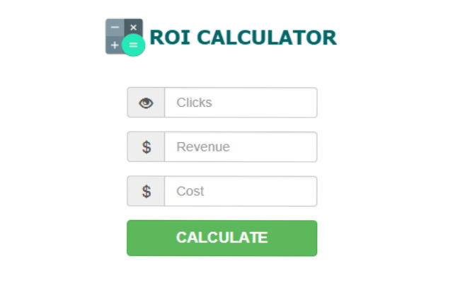 ROI Calculator chrome extension