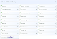 TGB Cafe N Bakery menu 2