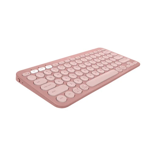 Bàn Phím Không Dây Logitech Pebble Keys 2 K380S Wireless/Bluetooth/Hồng (Tonal Rose) (920-011755)