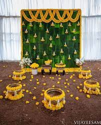 background haldi ceremony decoration