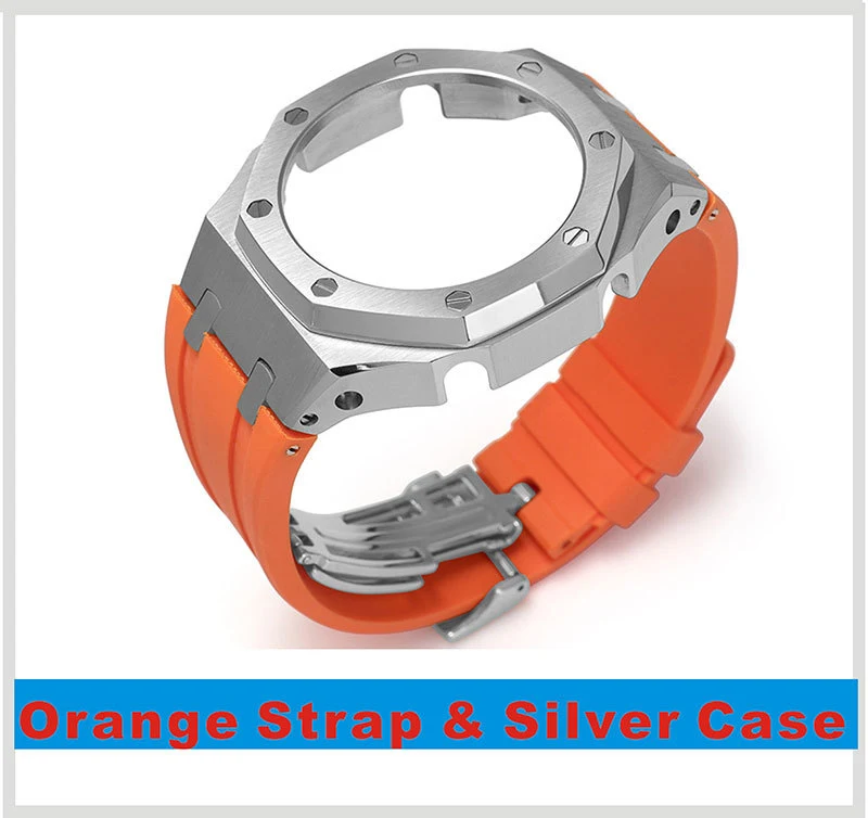 Horloge accessoires met tape bandje en metalen behuizing, duurzaam en stijlvol voor een perfecte pasvorm en bescherming.