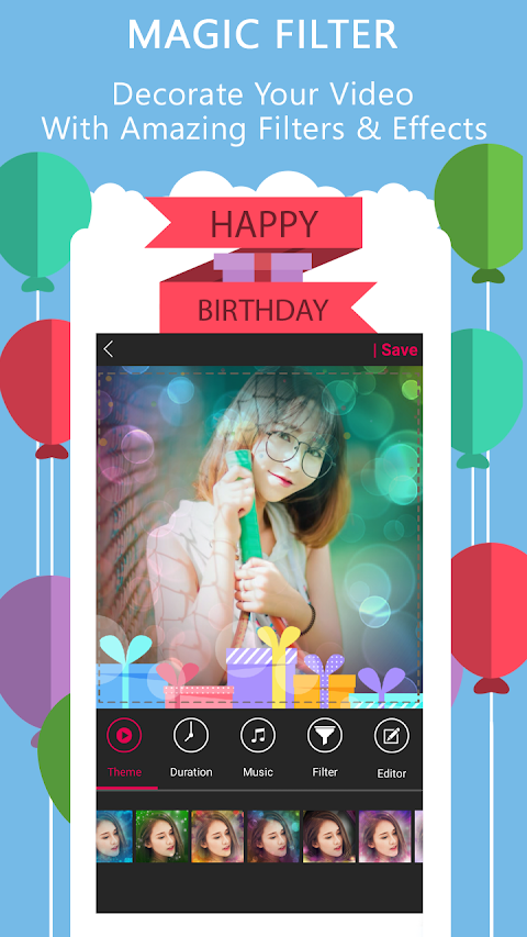 Happy Birthday Video Makerのおすすめ画像5