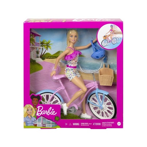Barbie Bicicleta Con Muñeca Barbie  x 1 