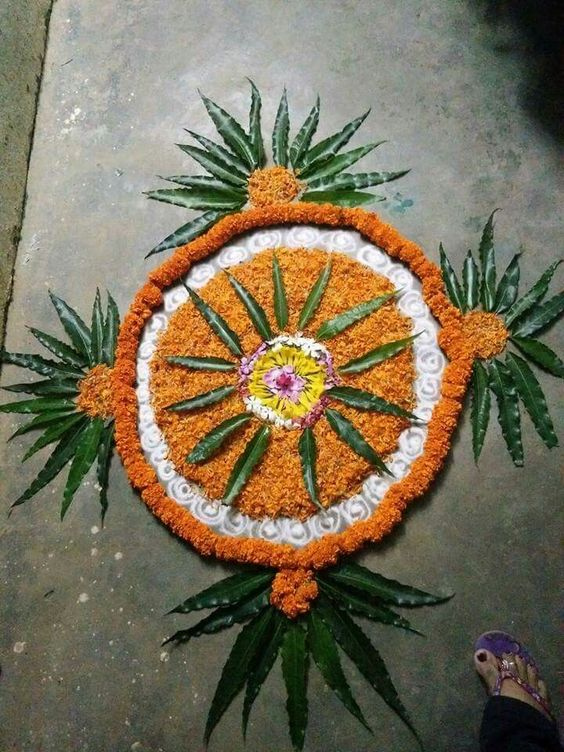 Simple Rangoli Designs for Home