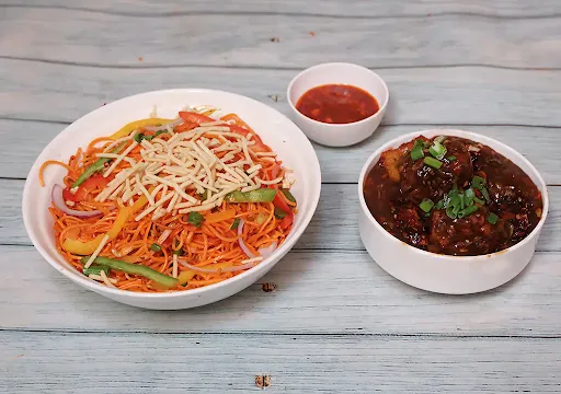 Veg Triple Schezwan Noodles