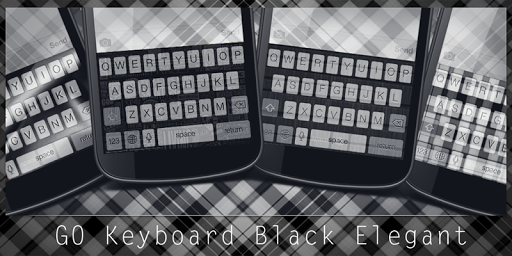 GO Keyboard Black Elegant