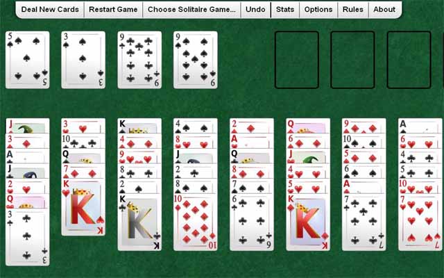 All Solitaire card games online -- www.solitairemania.com