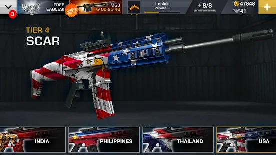 Major GUN War on Terror offline shooter game v4.1.9 Mod (Unlimited Money) Apk