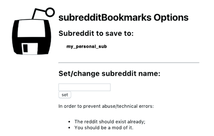 Subreddit Bookmarks small promo image