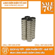 Nam Châm Đất Hiếm Tròn Kích Thước 8X1Mm, 8X2Mm, 8X3Mm (Siêu Rẻ).