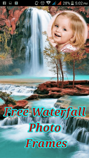 Free Waterfall Photo Frames