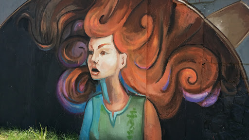 Mural Ginger Lady