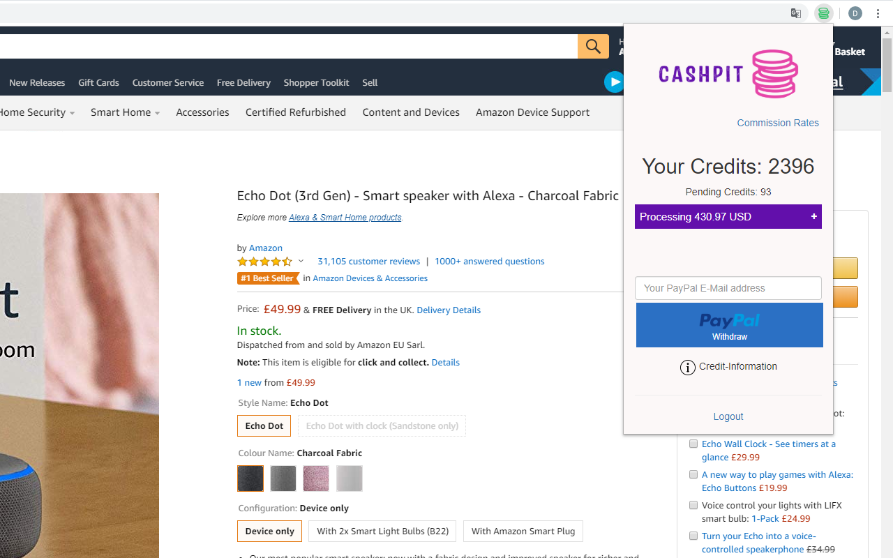 Cashpit - Cashback for Amazon Preview image 2