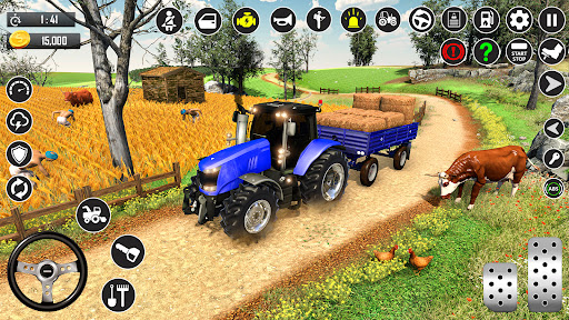 Screenshot Farming Tractor Village Games