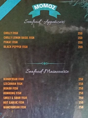 Momoz menu 