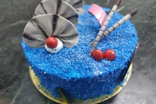 Blue Velvet Cake [500 Grams]Knife+Candle+Optional Tag