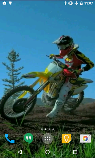 Screenshot Motocross HD Live Wallpaper