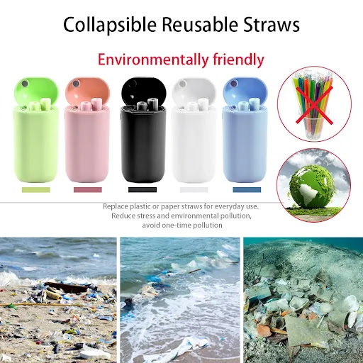 Title 7, Silicone folding straw