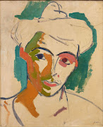 'Portrait de Madame Matisse', 1905, one of the earlier works on show by the artist.