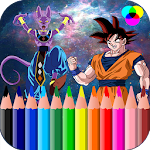 Cover Image of ดาวน์โหลด coloring game DBS super goku 2.1 APK