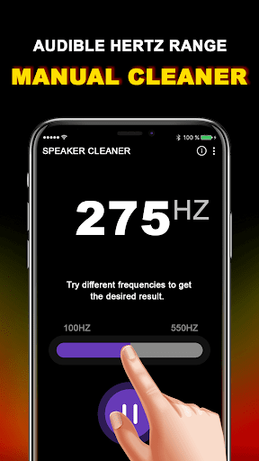 Screenshot Phone speaker cleaner