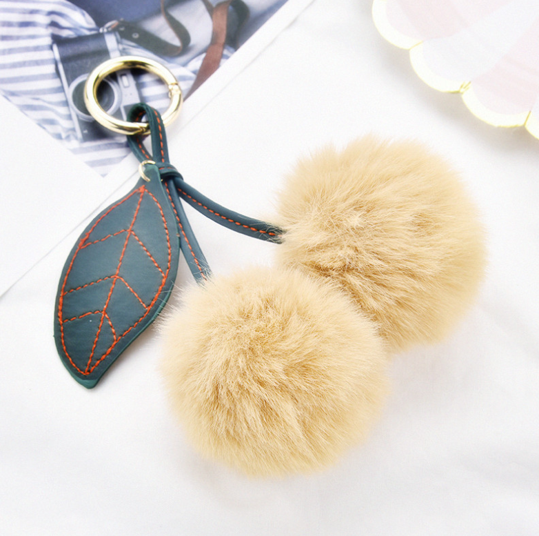 Hairy ball bag pendant