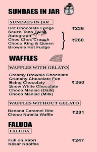 Scuzo Dessert Cafe menu 2