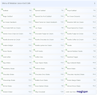 Malabar Juice And Cafe menu 1