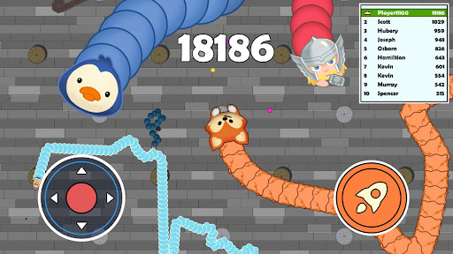 Screenshot Sneak Snake-Slither Worm Game