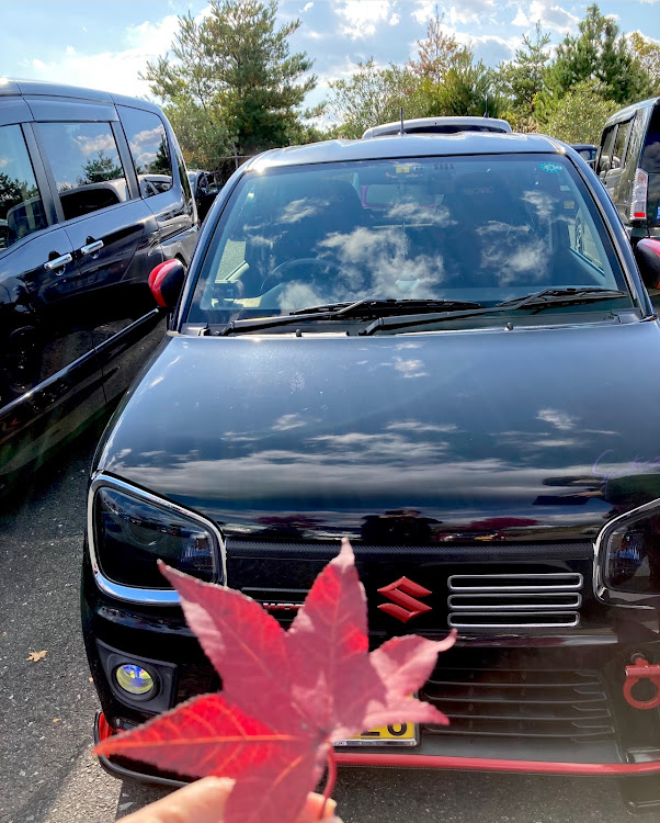 アルトワークスの秋のドライブ・紅葉と愛車・11月もよろしくお願いしますに関するカスタム事例の投稿画像5枚目