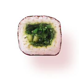 Seaweed Salad Cucumber Roll