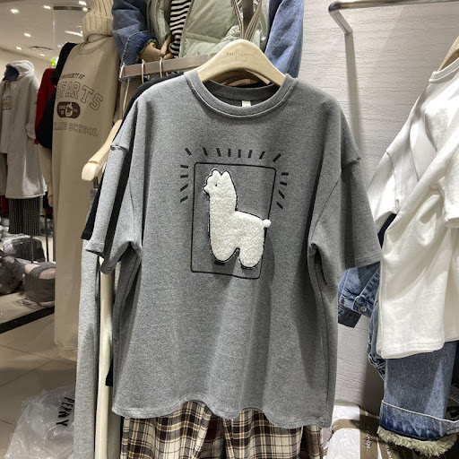 Title 1, Student short-sleeved T-shirt, loose bottom fas...