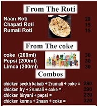 Huda Laziz Food menu 1