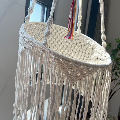 Title 8, Nordic Bohemian Woven Tapestry Net Pocket Cat N...
