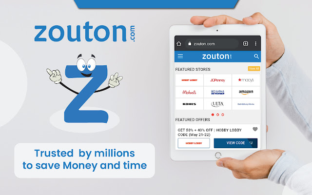 Zouton Coupon finder chrome extension