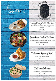 Bluebrick Cafe menu 3