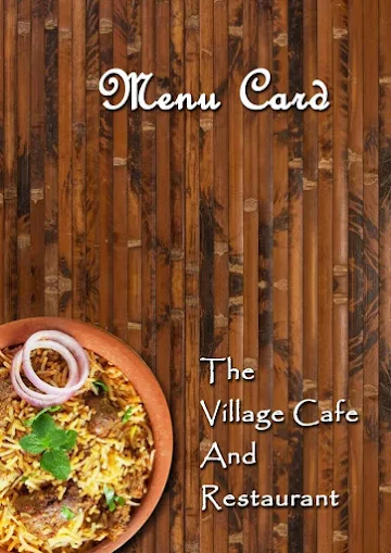 The Village Cafe & Restaurant menu 