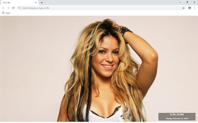 Shakira New Tab & Wallpapers Collection