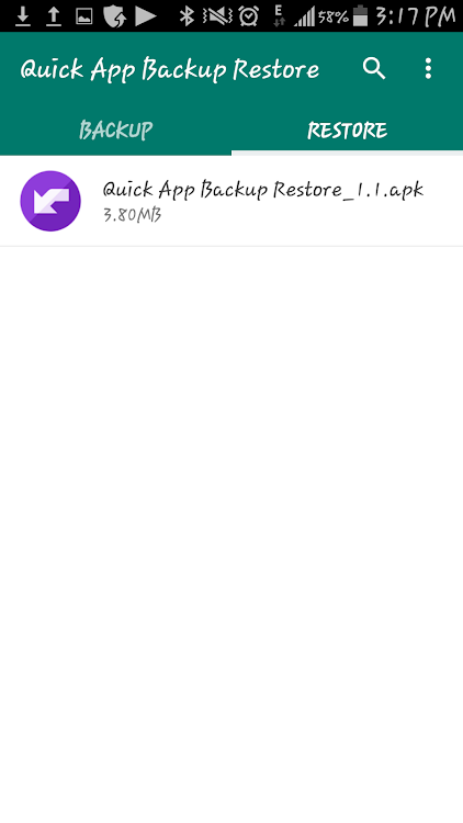 Quick App Backup & Restore - 1.2 - (Android)