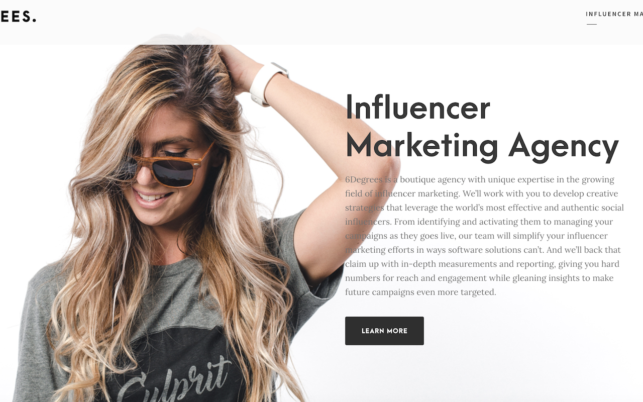 Influencer Marketing Agency - 6Degrees Preview image 0